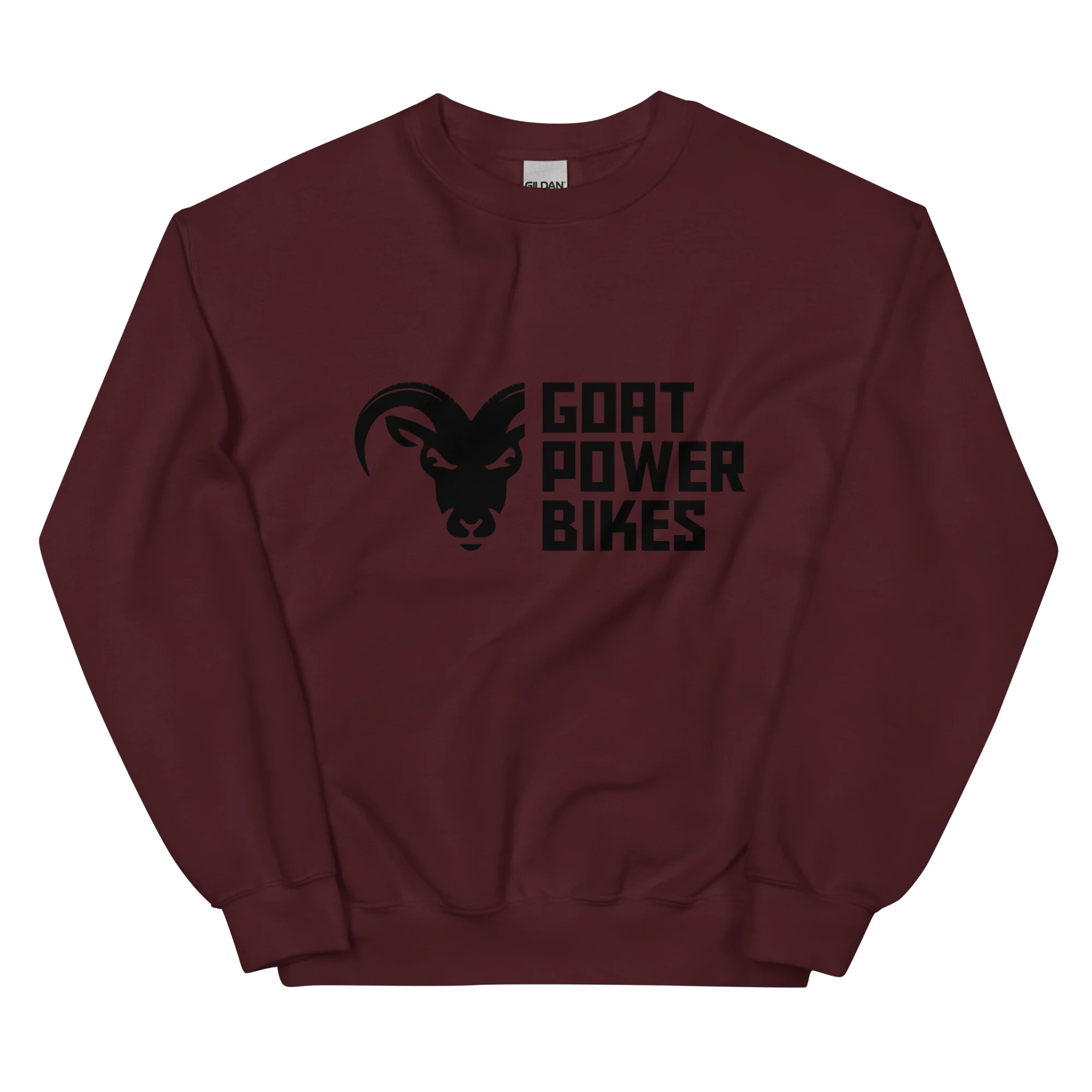 Full Black Logo Unisex Crewneck Sweatshirt - Image 2