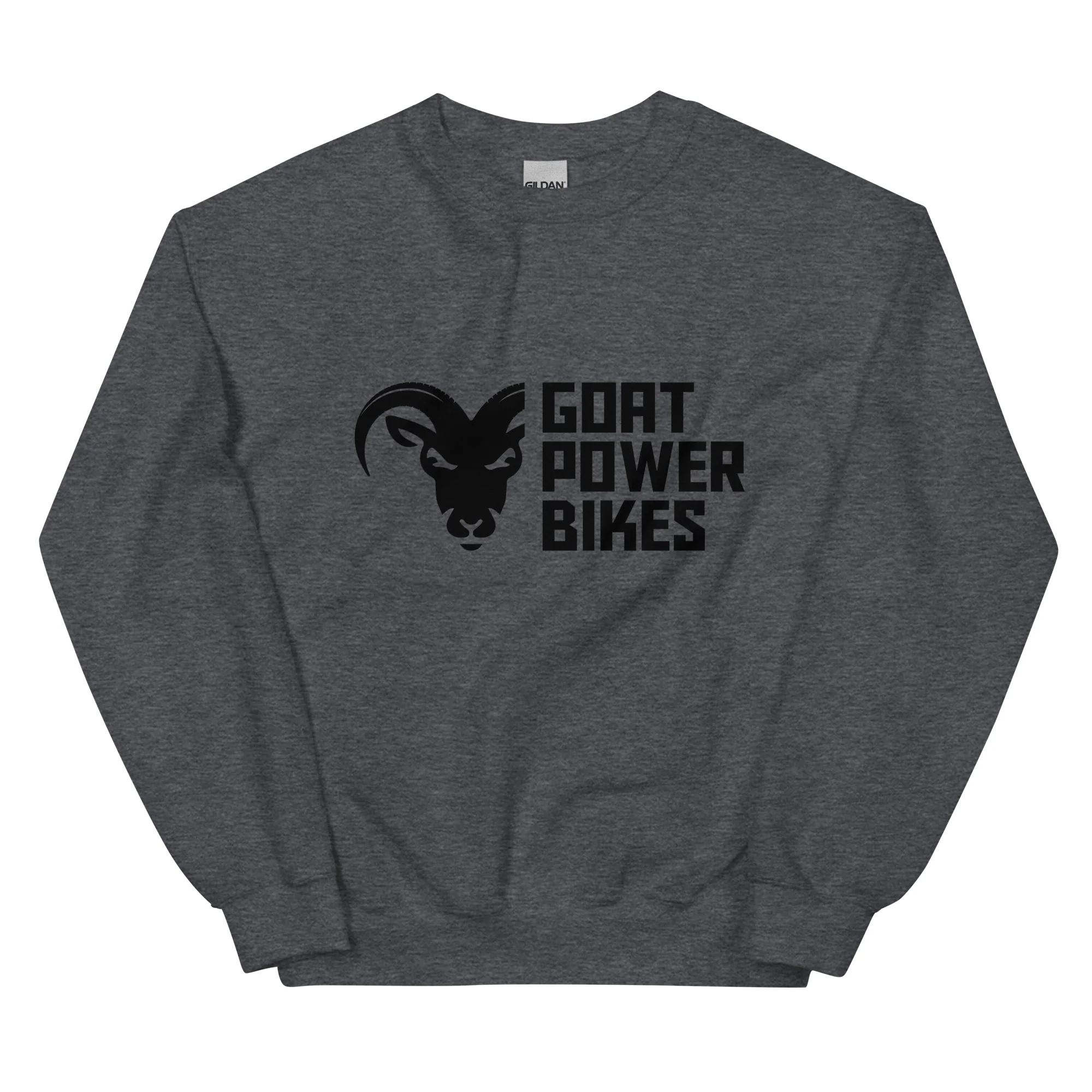 Full Black Logo Unisex Crewneck Sweatshirt - Image 4