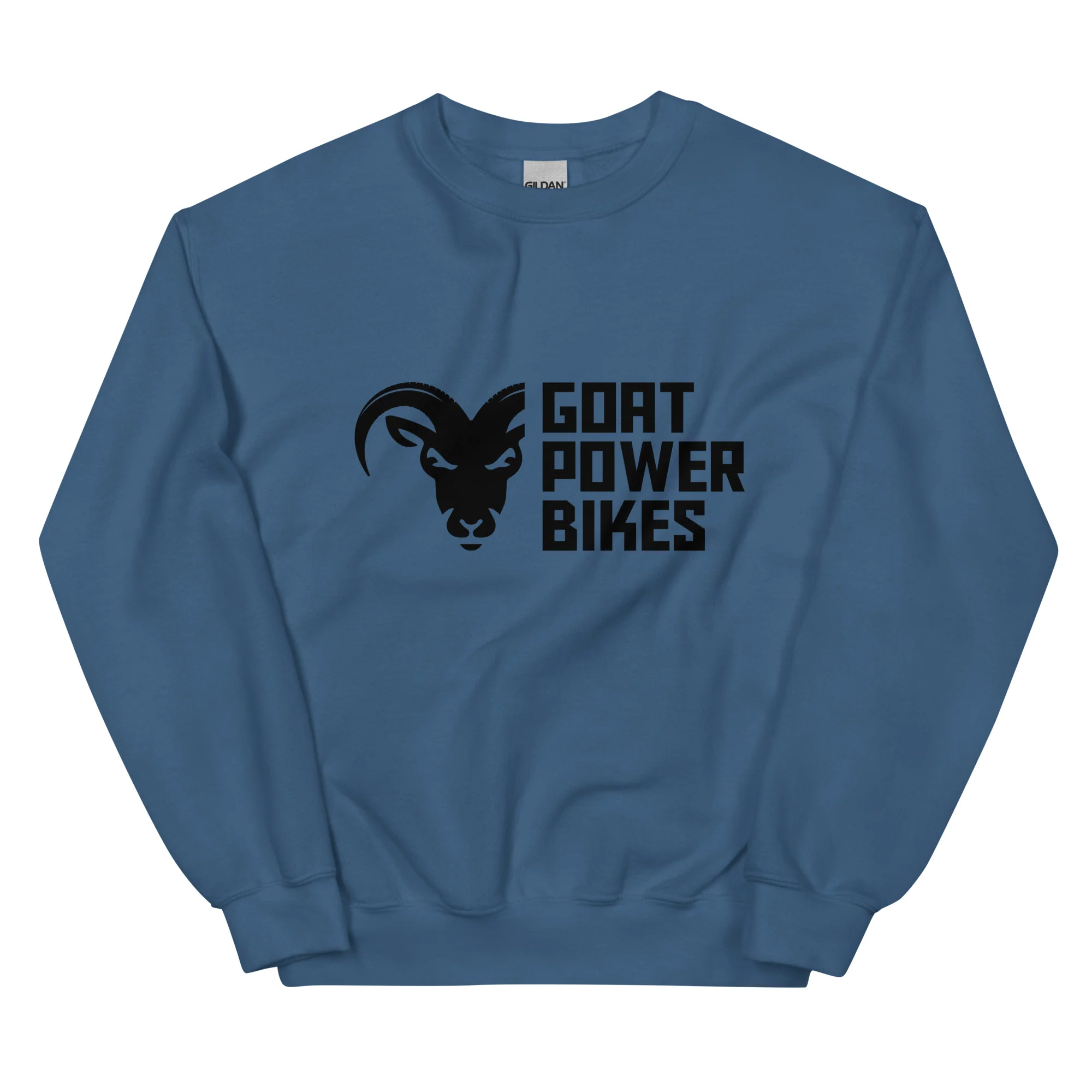 Full Black Logo Unisex Crewneck Sweatshirt - Image 6