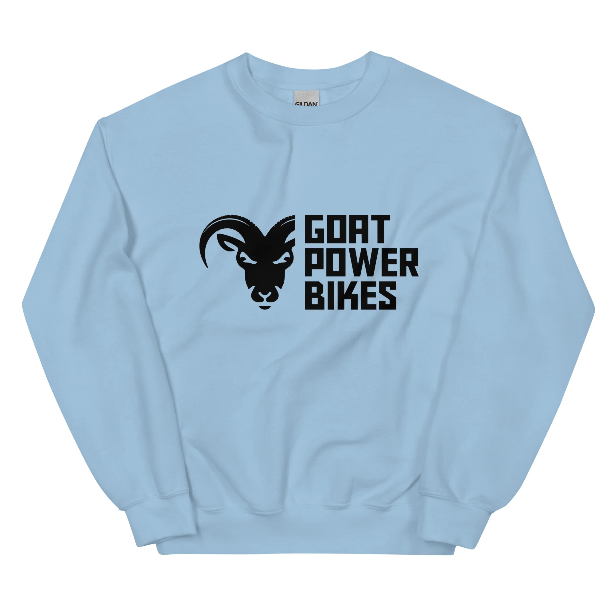 Full Black Logo Unisex Crewneck Sweatshirt - Image 7