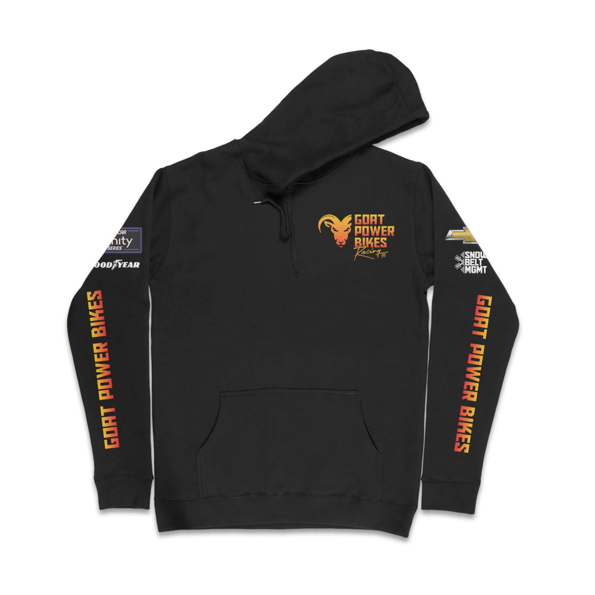 Limited Edition NASCAR Hoodie - Goat Power Bikes x Patrick Emerling - Image 2