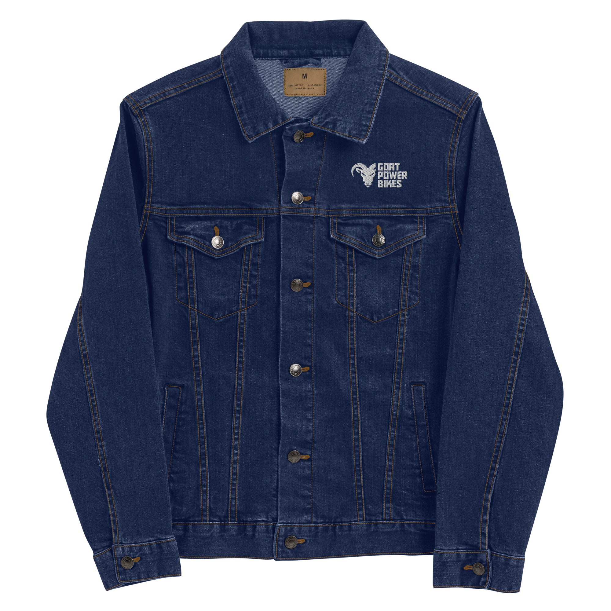 Goat Power Bikes Unisex Denim Riding Jacket